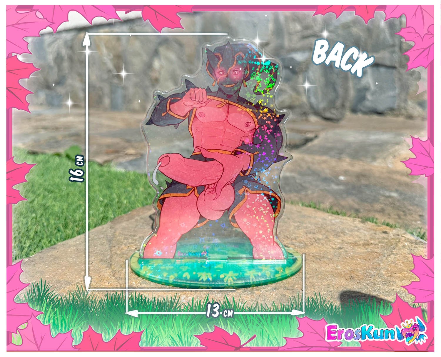 Ghost Standee methacrylate ilustration digital eroskun