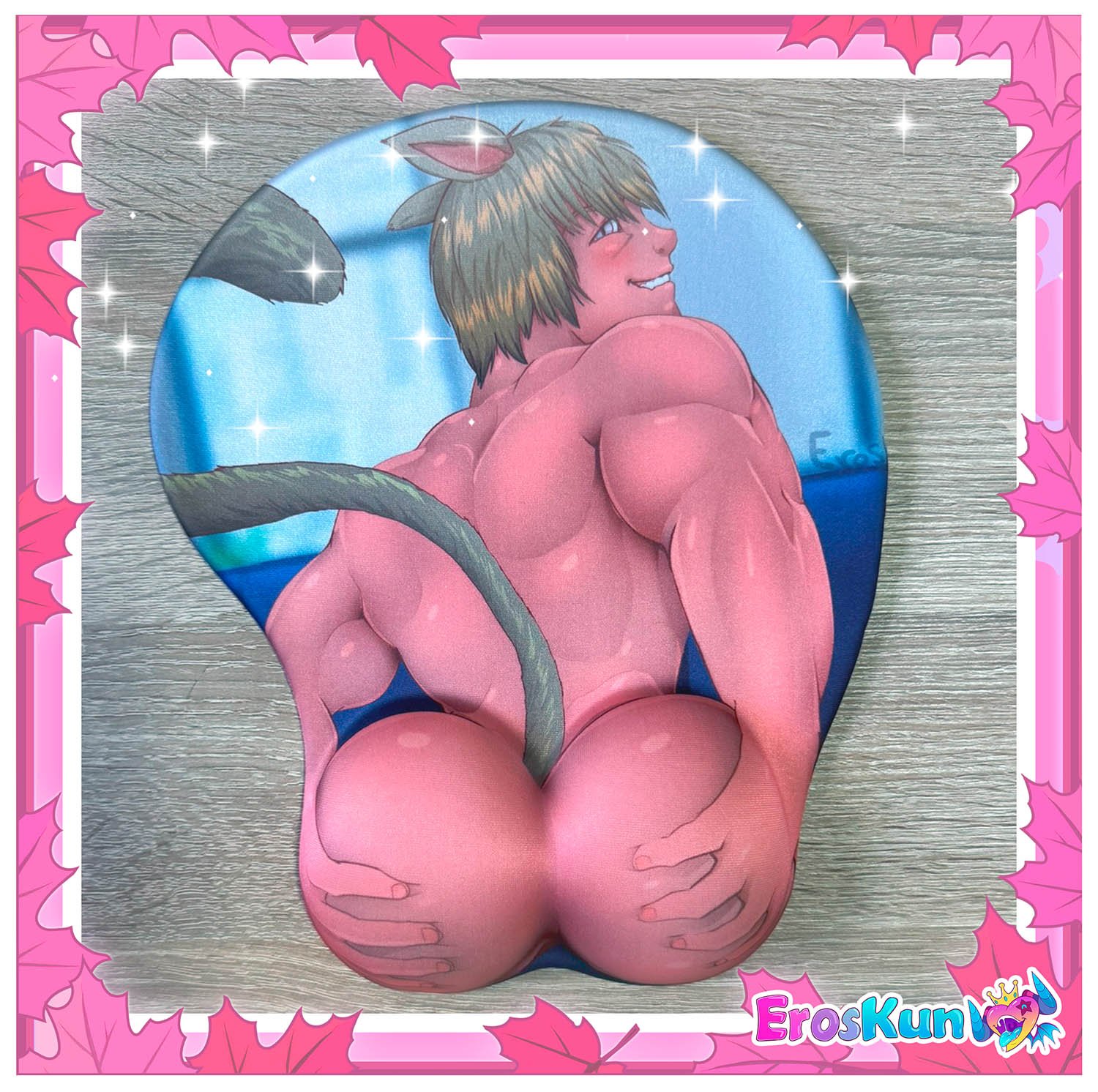 Neko mousepad ergonómica con diseño personalizado eros kun shop