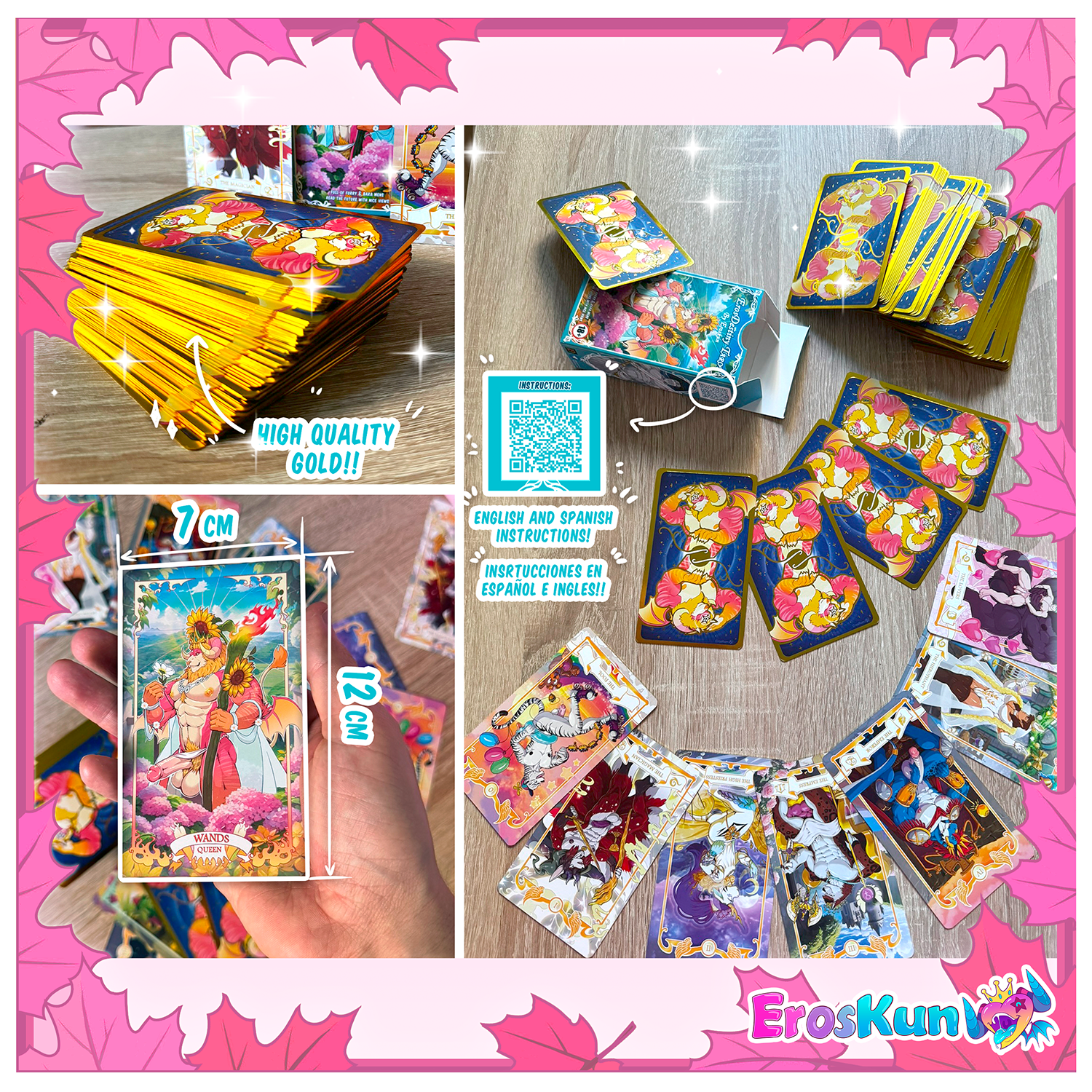 collectible tarot cards set eroskun shop