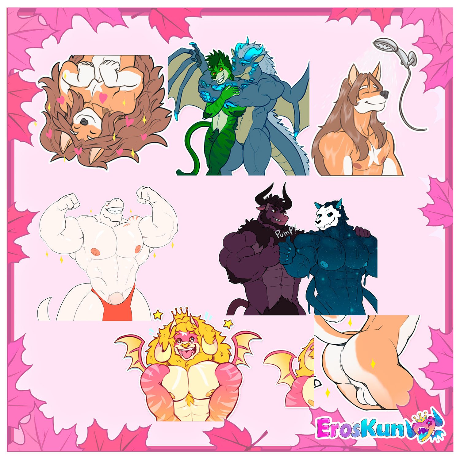 sticker comissions eroskun shop 2